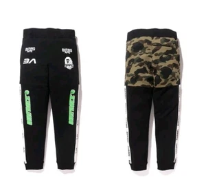 Neu ohne Etikett A Bathing Ape BAPE Jogginghose Sweatpants schwarz Camouflage Größe S - Bild 1 von 12