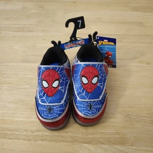Boys Spider Man Light Up Shoes- Marvel - Size 7 NWT - Picture 1 of 5