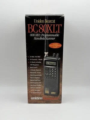 Uniden Bearcat (BC80XLT) - 800 MHz Programmable Handheld Scanner - Open Box - Image 1 of 4