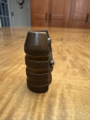 Vintage Mobius and Ruppert (M+R) BULLET SHAPED BRASS Pencil Sharpener Germany - Image 1 of 4