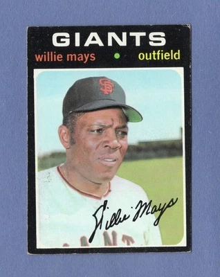 1971 Topps Baseball ~ cartão #600 ~ Willie Mays Giants HOF ~ EX/EX+ - Imagem 1 de 2