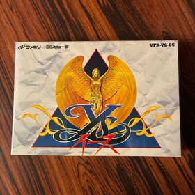 Ys Famicom Japan Complete in Box CIB NTSC-J