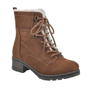 Sonoma Goods For Life Platypus Women's Sherpa-Lined Combat Boots Various Sizes - Picture 1 of 7
