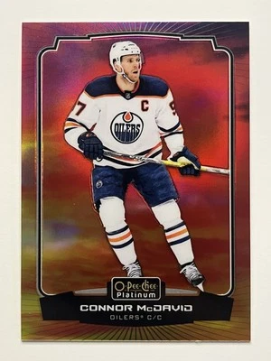 2022-23 O-Pee-Chee Platinum Connor McDavid Sunset #97 - Image 1 of 2