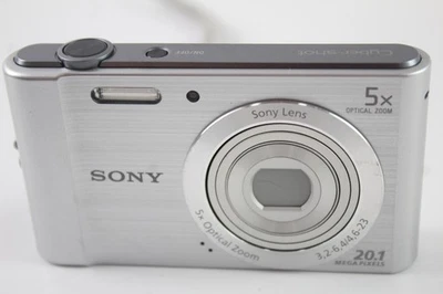 Sony Cybershot DSC-W800 Digital Compact Camera Working w/ 5x Optical Zoom - Image 1 of 4