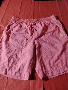 Air Jordan Hot Pink Jumpman Größe L Badehose mit Kordelzug - Bild 1 von 7