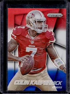 2014 Prizm Colin Kaepernick Red White And Blue #179 49ers - Image 1 of 2
