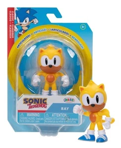 Sonic the Hedgehog Classic Ray 2.5" Articulated Figure Jakks Pacific New in Box - Picture 1 of 1
