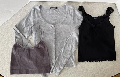 brandy melville Lot Of 3 Tops OS - Image 1 of 4