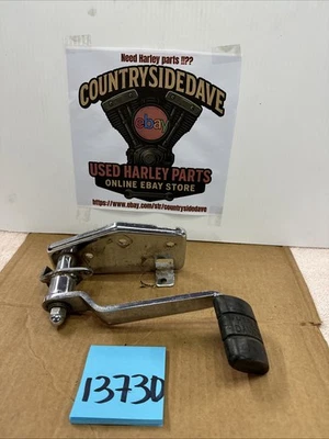 Harley Panhead Shovelhead Rear Brake Pedal Foot Control Juice Drum Chrome Forwar - Image 1 of 4