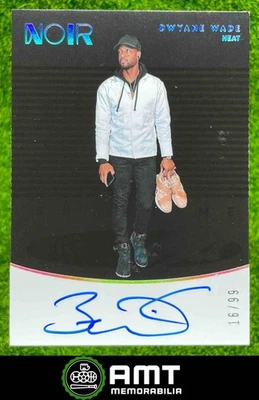 2018-19 Panini Noir #SWS-DW Dwyane Wade Showtime Auto 16/99 Miami Heat - image 1 of 3