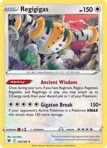 Pokémon Resplandor Astral Regigigas TCG 130/189 Holo Raro ࿊ - Imagen 1 de 1