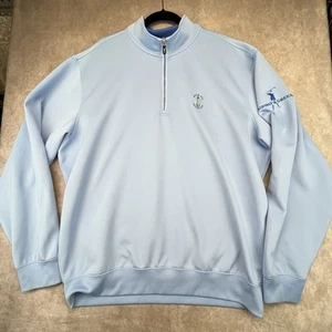 F G Tech Quarter Zip Performance Pullover Sweater Mens XXL Golf Wicking Stretch - Picture 1 of 9