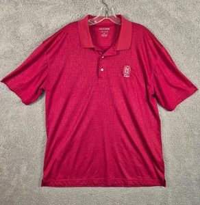 Oxford Golfshirt Herren XL rot TPC Sawgrass Performance Golf Polo 100% Polyester - Bild 1 von 9