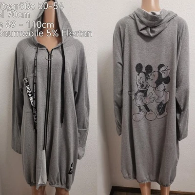 Mickey Mouse Glitzer Übergangsjacke Größe 50-54 Einheitsgröße - Bild 1 von 4