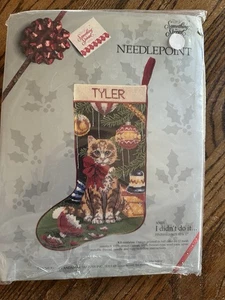 Something Special Needlepoint #30601 I Didn't Do It New Christmas Stocking Kit - Picture 1 of 4