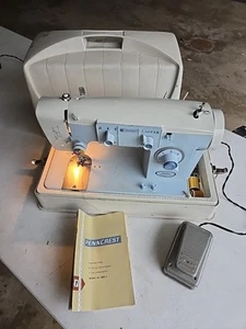 Penncrest Model 3000-alA Sewing Machine Foot Pedal Case Tested - Works! Blue! - Picture 1 of 13