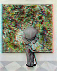 The Connoisseur Abstract Art Norman Rockwell Saturday Evening Post 3D Anaglyph