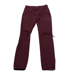 CarMar Jeans Size 28 Skinny Destroyed Torn At Knee Measurements In Description - Picture 1 of 10