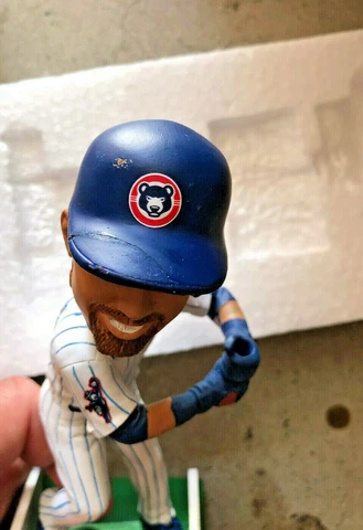 repaired batting helmet - Ben Zobrist 2021 South Bend Cubs Bobblehead SGA Cover