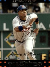 2007 Topps Update Detroit Tigers Baseball Card #75 Marcus Thames