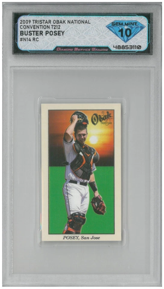 Tristar Obak T212 Buster Posey 2009 #N14/1999 💎 DSG 10 gemas como nuevo Foto 1 de 2