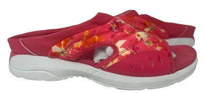 Easy Spirit Women's Tracie Slip On Comfort Sandals Pink Floral Size:6.5 87D - Image 1 of 4