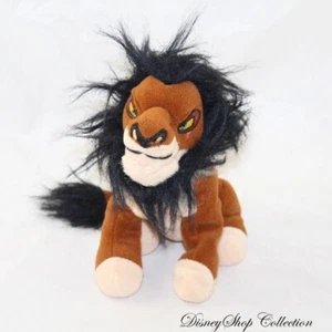 Peluche lion Scar DISNEY STORE Le Roi Lion méchant oncle de Simba 18 cm (VAVI) - Picture 1 of 2