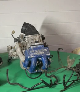 89-91 Mazda RX7 FC S5 OEM Upper, Lower, full Intake Manifold 13B. COMPLETE. rx7 - Picture 1 of 2