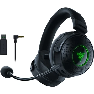 Razer Kraken V3 Pro Wireless Gaming Headset - PC, 2,4GHz, Haptik, RGB - Schwarz - Bild 1 von 12