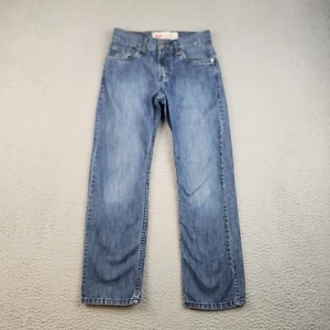 Levi's 514 Jeans Boys 12 Reg (25x25) Blue Slim Fit Straight Leg Denim Pants Kids - Picture 1 of 9