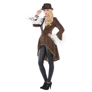 Falda Steampunk Abrigo Mujer Disfraz Carnaval T. 42 - Imagen 1 de 1