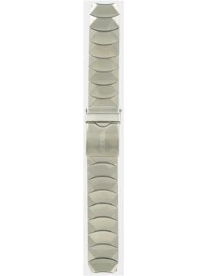 Correa de reloj de acero inoxidable tono plata 20 mm marca Swiss Army para hombre VIC-09511  Foto 1 de 3