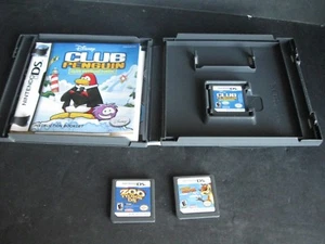 Nintendo DS Lot of 3 Games Club Penguin, Over the Hedge, Zoo Tycoon Work Great! - Picture 1 of 7