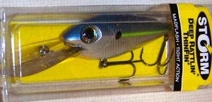 Storm Deep Rattlin' ThinFin 07 MadFlash Lures, Chartreuse Blue Shad, 2-3/4" - Picture 1 of 1