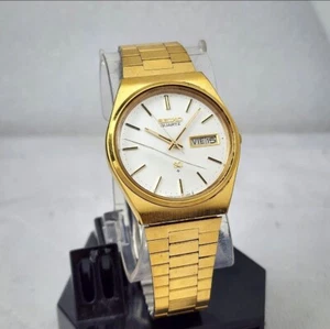 RARE VINTAGE 1980 SEIKO SQ QUARTZ 8223-8029 MEN'S WATCH NEW BATTERY AS IS - Picture 1 of 10