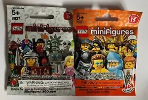 2x Lego 8827 71011 Series 6 & 15 CMF Minifigure Lot Sealed - Picture 1 of 3