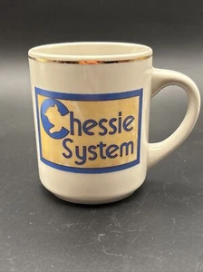 Vintage Chessie System RR Ceramic Coffee Mug Railroad Train Transportation - Picture 1 of 9
