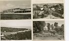 (5089) 1950's P/C SWEDEN 8 REAL PHOTO POSTCARDS   USED