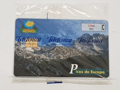 Tarjeta Telefónica PARQUES NACIONALES: P. Europa - 09/01 Tirada 4.500 Precintada - Imagen 1 de 2