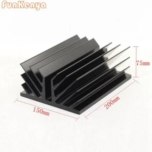Aluminium Kühlkörper für Pass Klasse A Radiato W150 H75 D200 - Bild 1 von 5