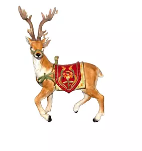 Fitz & Floyd Bellacara Deer Figurine Reindeer Christmas 15" - Open Box W/ Box - Picture 1 of 9