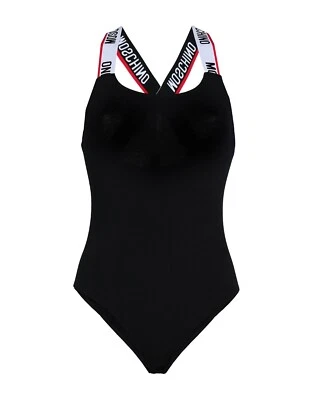 Moschino Designer Bodysuit Black Made in Italy Women’s S UK 10 RRP £140 - Image 1 of 4