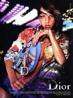 2001 Dior Angela Lindvall Nick Knight Fashion 1-Page Magazine Ad