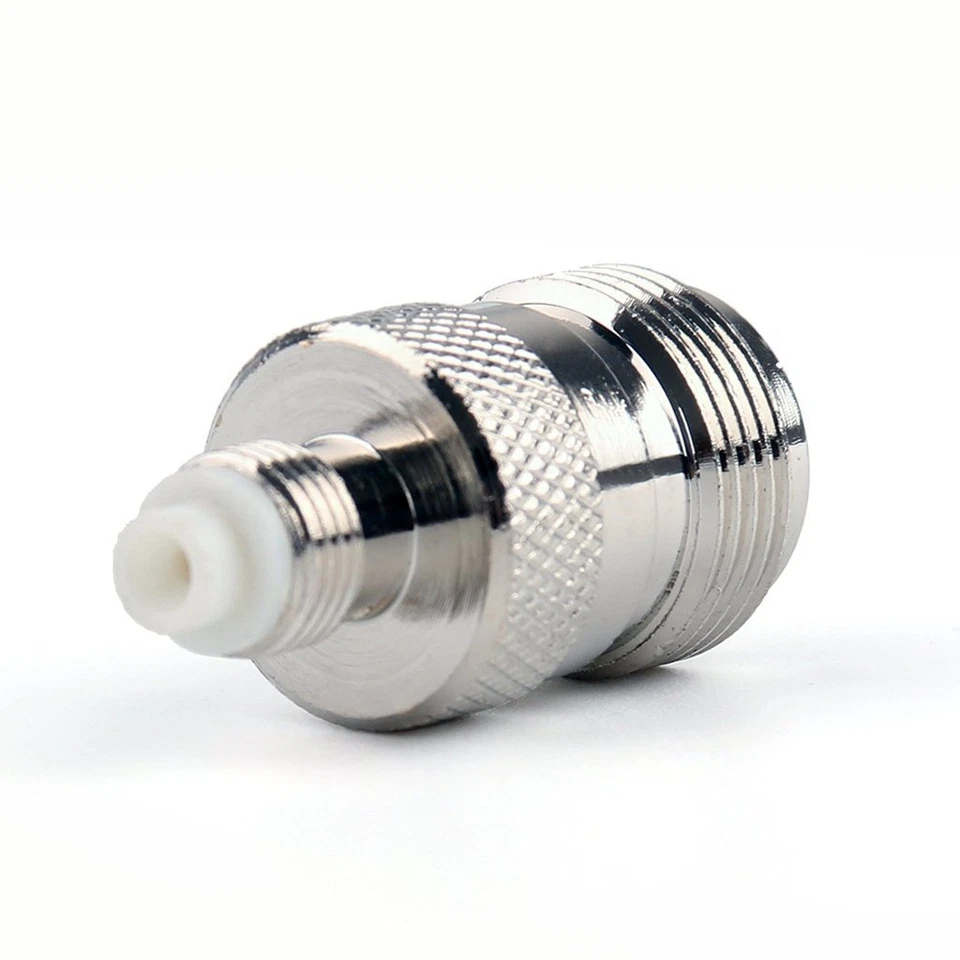 2Pcs Adapter N Female Jack To FME Female RF Connector Straight F/F - Image 1 of 1