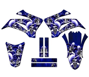 2008-2022 TTR 125 JESTER Blue Senge Graphics Kit Compatible with Yamaha - Picture 1 of 10