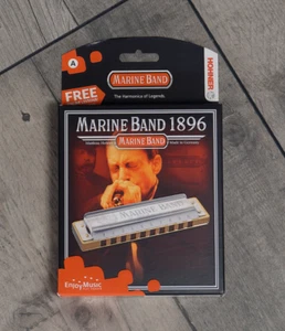 Hohner Marine Band 1896 (A) Diatonic Harmonica *Brand NEW - Picture 1 of 2