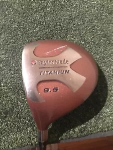 TaylorMade Left Handed Titanium 9.5* Driver Stiff S-90 Plus Graphite Bubble - Picture 1 of 11