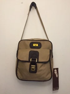 Vintage 1980s DVF Diane Von Furstenberg Brown Carry On Weekender Overnight Bag - Picture 1 of 11