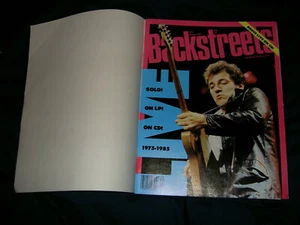 BACKSTREET RECORDS BACKSTREETS THE Quarterly SPRINGSTEEN FANZINE #19 winter 1987 - Picture 1 of 7